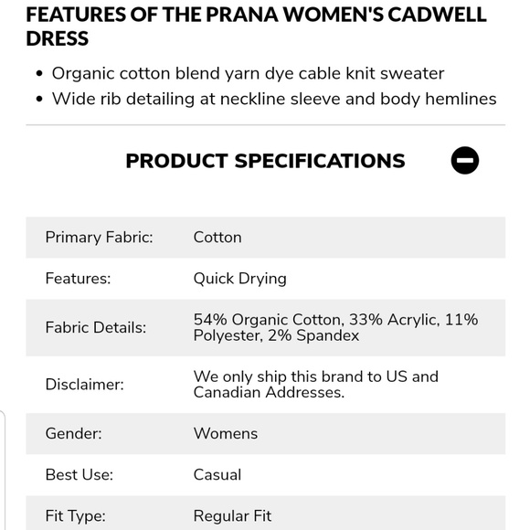 Prana Cadwell Dress - Picture 8 of 9